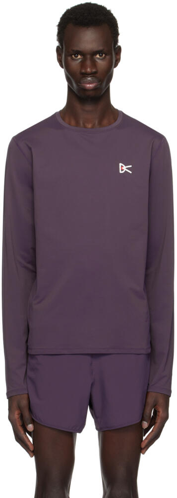 District Vision Purple Lightweight Long Sleeve T-shirt Cover