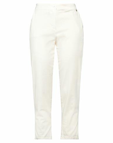 Souvenir Woman Pants Cream Cotton, Elastane Cover