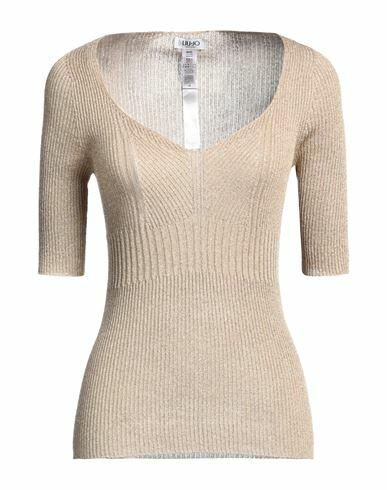 Liu •jo Woman Sweater Sand Viscose, Polyamide, Polyester Cover