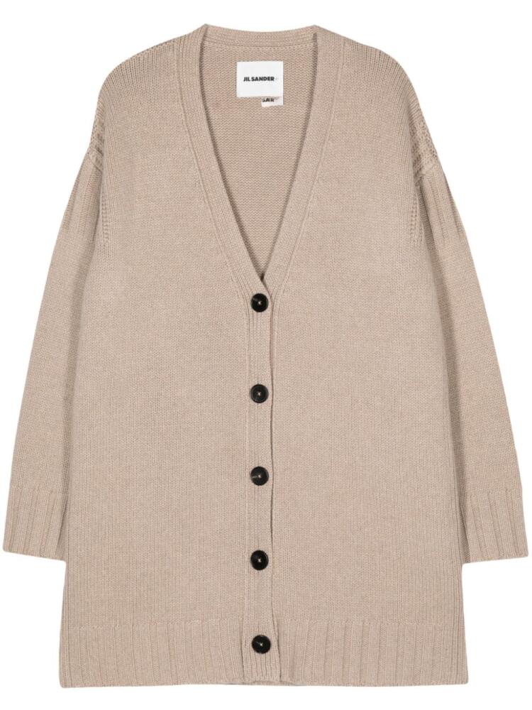 Jil Sander cashmere cardigan - Neutrals Cover