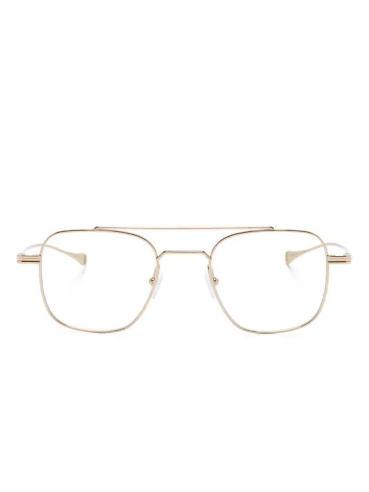 Dita Eyewear DLX118 pilot-frame glasses - Gold Cover