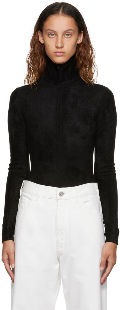 ALAÏA Black Turtleneck Bodysuit Cover