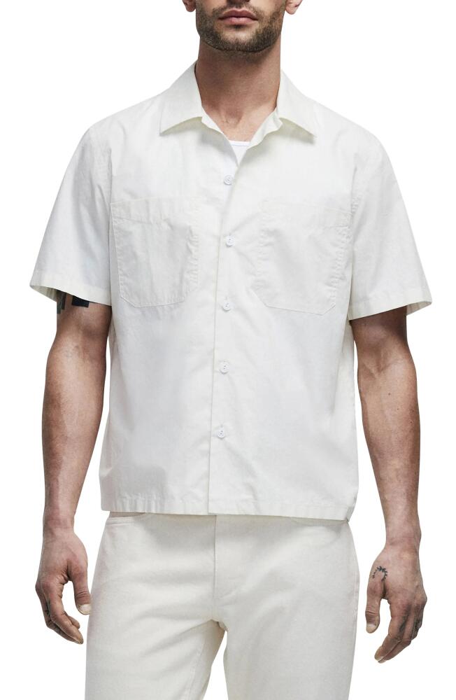 rag & bone Stanton Short Sleeve Camp Shirt in Lily Cover