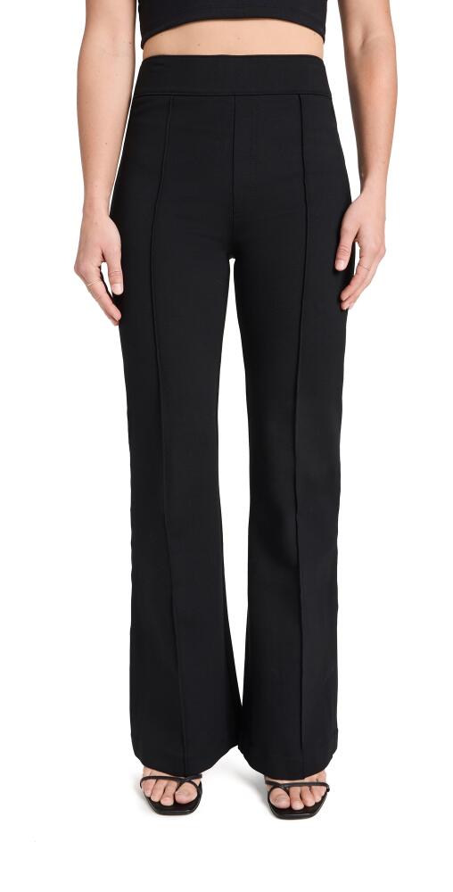 SPANX Hi Rise Flare Petite Perf Pants Classic Black Cover