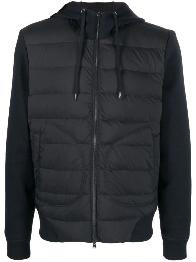 Herno quilted hooded jacket - Blue Cover