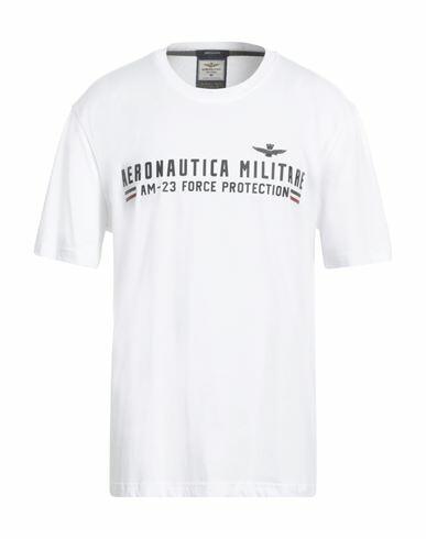 Aeronautica Militare Man T-shirt White Cotton Cover