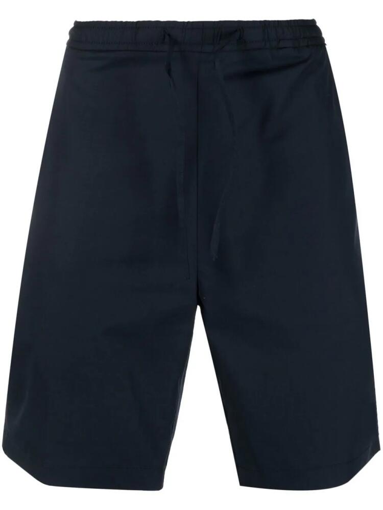 HUGO drawstring-fastening above-knee shorts - Blue Cover