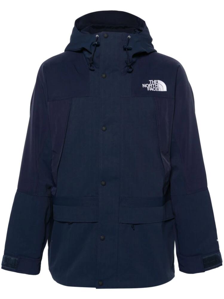 The North Face logo-embroidered cargo jacket - Blue Cover