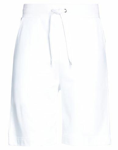 Moschino Man Shorts & Bermuda Shorts White Cotton, Elastane Cover