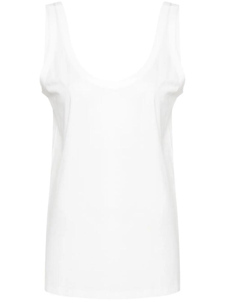 The Row Aka cotton tank top - White Cover