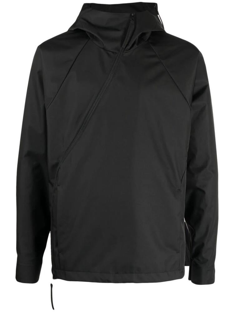 Post Archive Faction hooded zip-up windbreaker - Black Cover