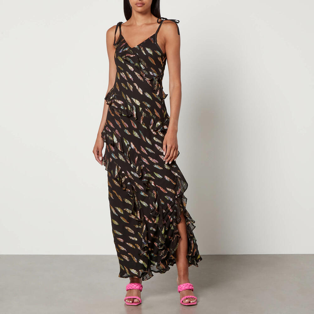 Never Fully Dressed Faro Jacquard-Crepon Maxi Dress Cover