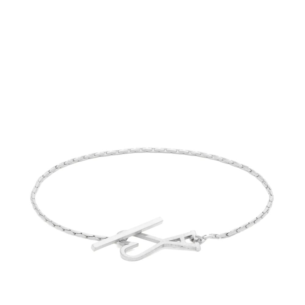 AMI Paris Men's AMI ADC Chain Bracelet in Silver Cover