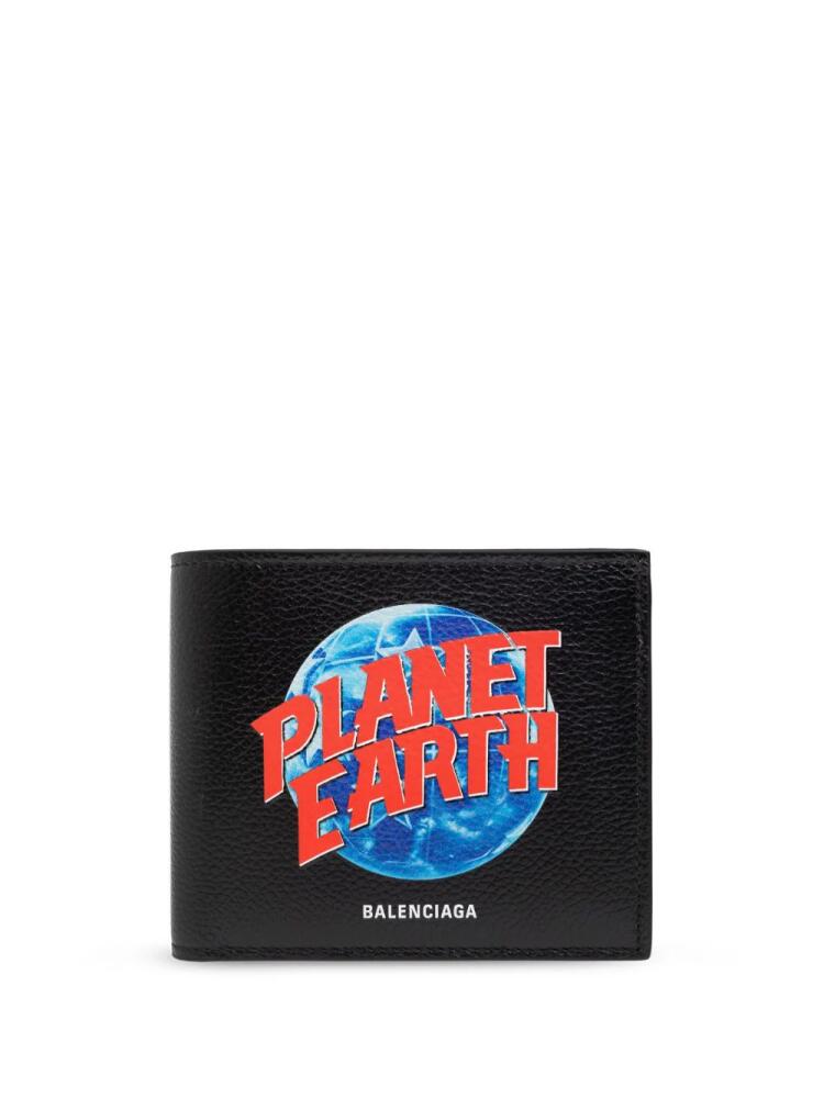 Balenciaga printed wallet - Black Cover