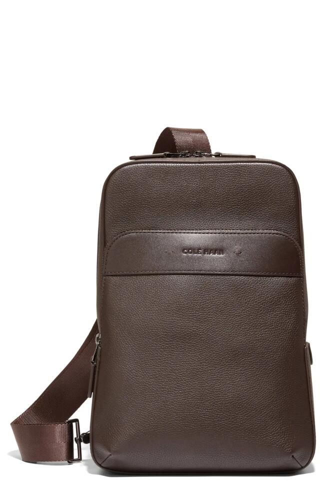 Cole Haan Triboro Leather Sling in Dark Chocolate Cover