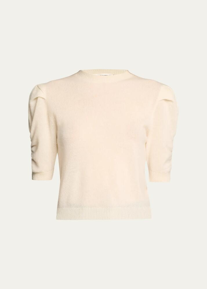 FRAME Ruched Cashmere Sweater Cover