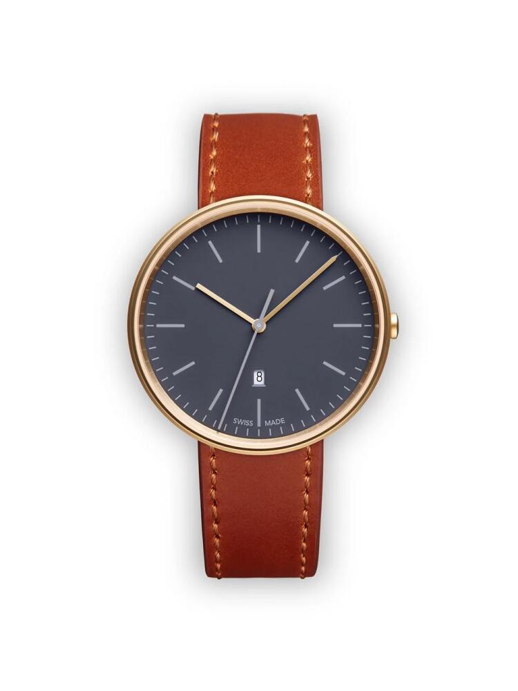 Uniform Wares M38 Date watch - Brown Cover