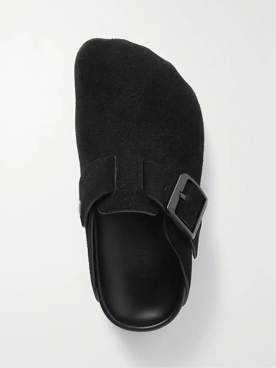 Balenciaga - Sunday Suede Clogs - Black Cover