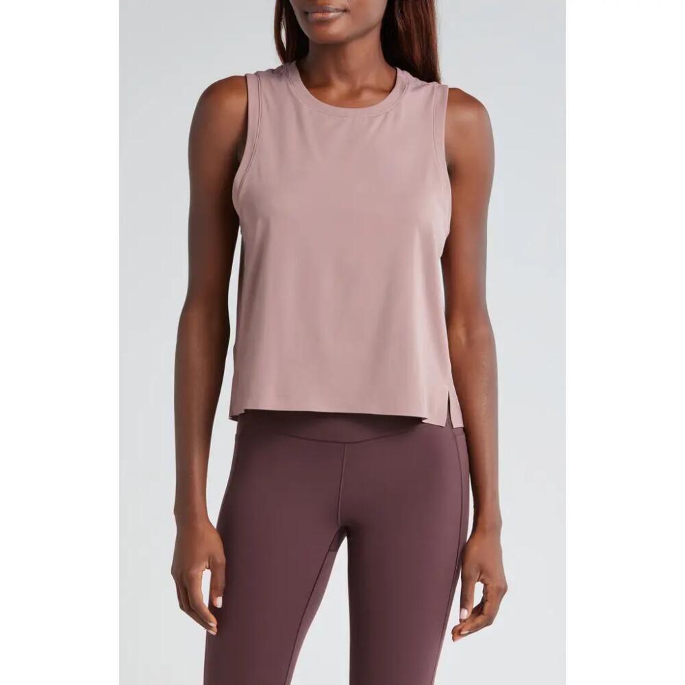 Rhone Serene Crop Performance Tank in Mauve Cover