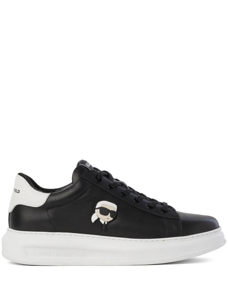 Karl Lagerfeld Ikonik NFT Kapri leather sneakers - Black Cover