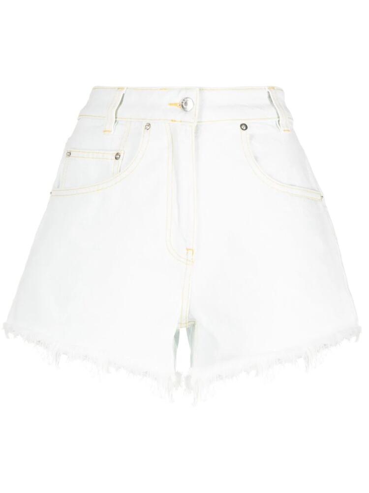 IRO high-waisted denim shorts - Blue Cover