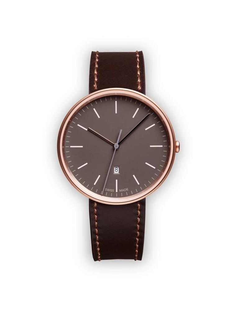 Uniform Wares M38 Date watch - Brown Cover