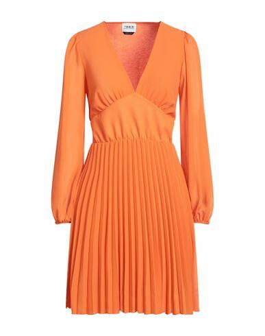 Berna Woman Mini dress Orange Polyester Cover