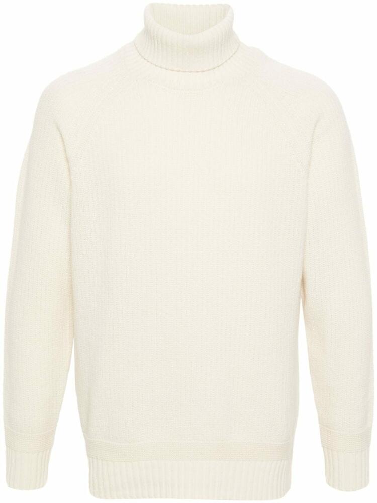 Ten C roll-neck wool jumper - Neutrals Cover