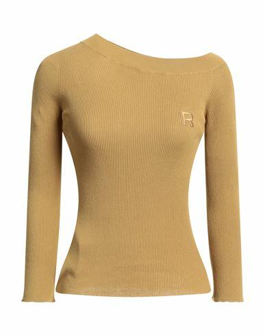 Rochas Woman Sweater Camel Cotton Cover