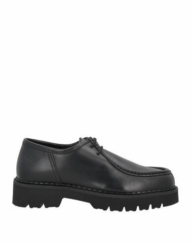 Docksteps Man Lace-up shoes Black Soft Leather Cover