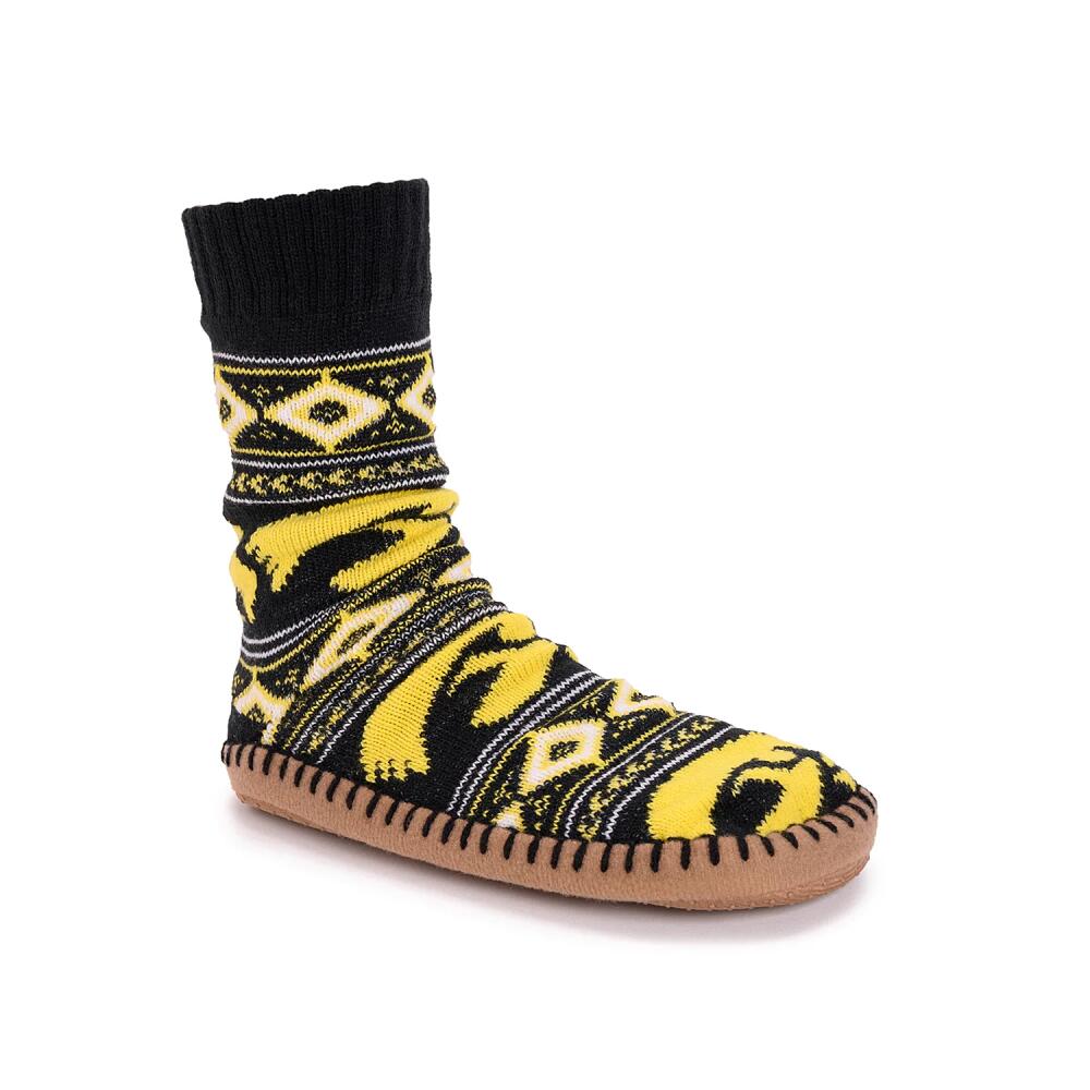 MUK LUKS Game Day Unisex Slipper Socks | Men's | Iowa Cover