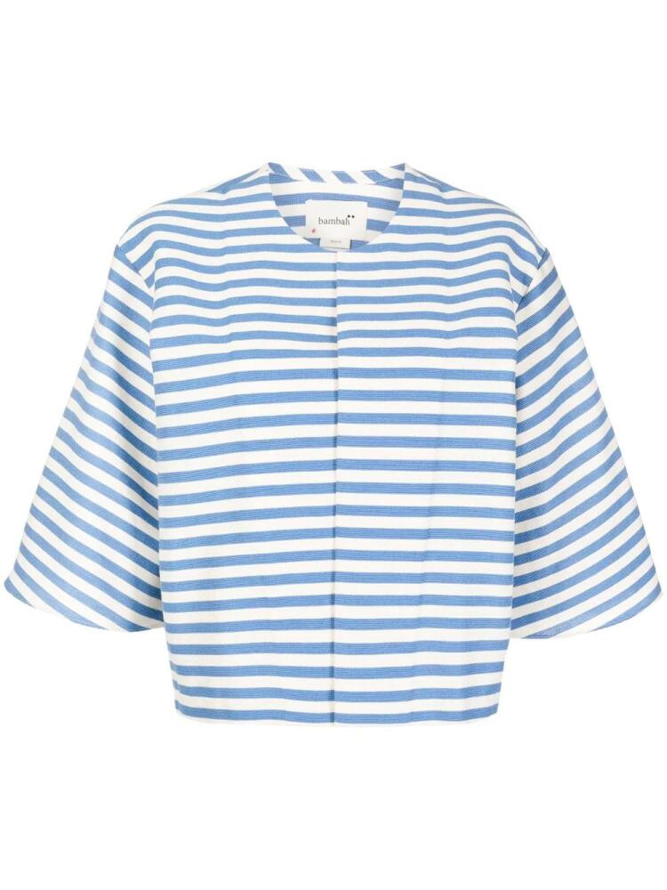 Bambah Arayes striped jacket - Blue Cover