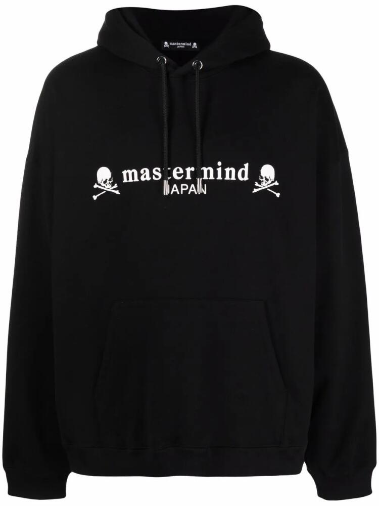 Mastermind World skull-print cotton hoodie - Black Cover