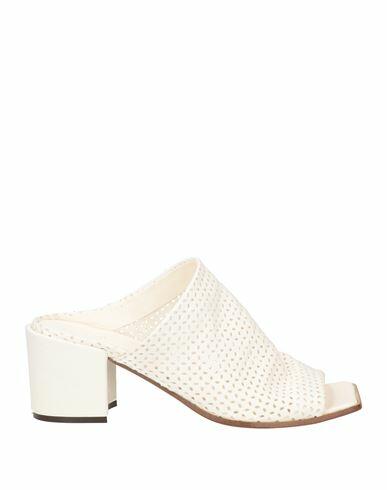 Preventi Woman Sandals Ivory Leather Cover