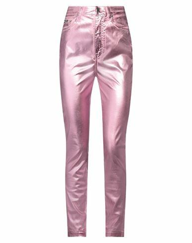 Dolce & gabbana Woman Pants Pink Cotton, Elastane Cover