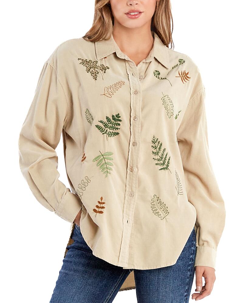 Billy T Leaf Embroidered Shirt Cover