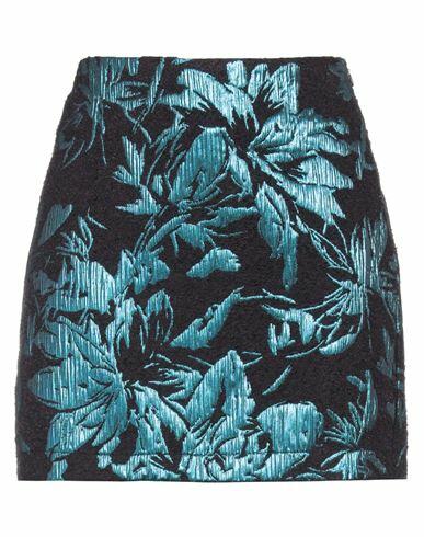 Haveone Woman Mini skirt Turquoise PES - Polyethersulfone, Acrylic, Wool, Metallic fiber Cover