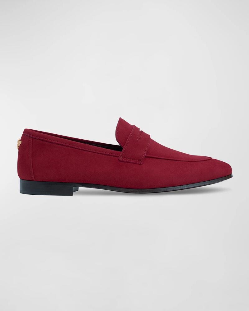 Bougeotte Flaneur Suede Penny Loafers Cover