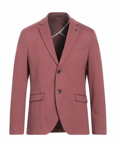 Officina 36 Man Blazer Pastel pink Viscose, Polyamide, Elastane Cover