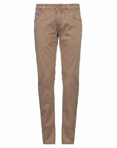 Hand Picked Man Pants Brown Cotton, Modal, Elastane Cover