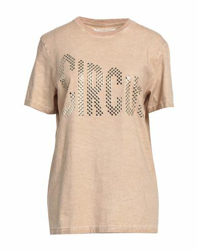 Circus Hotel Woman T-shirt Light brown Cotton Cover