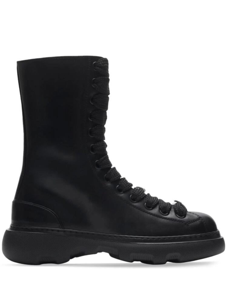 Burberry Ranger leather boots - Black Cover