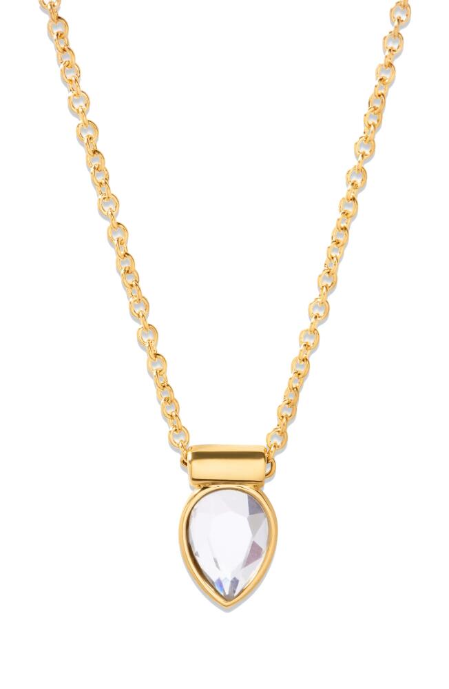 Brook and York Cecilia Crystal Charm Pendant Necklace in Gold Cover