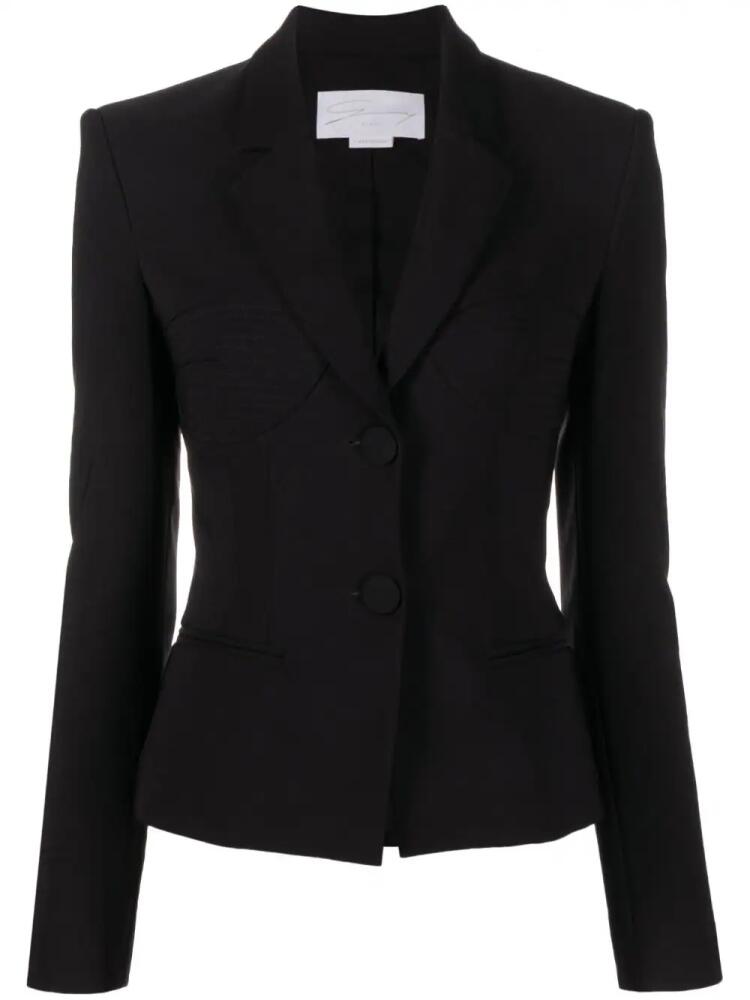 Genny single-breasted blazer - Black Cover