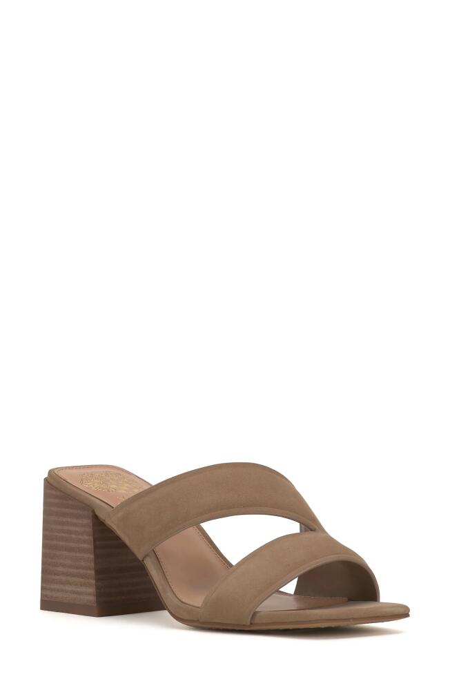 Vince Camuto Jinani Block Heel Slide Sandal in Tortilla Cover