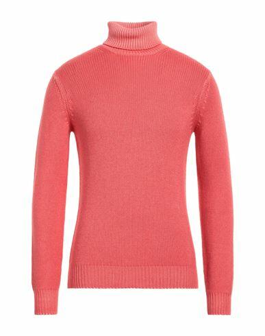 Filippo De Laurentiis Man Turtleneck Coral Merino Wool, Silk, Cashmere Cover