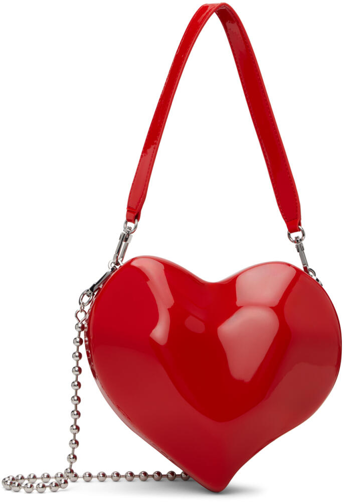 SIMONMILLER Red Molded Heart Bag Cover