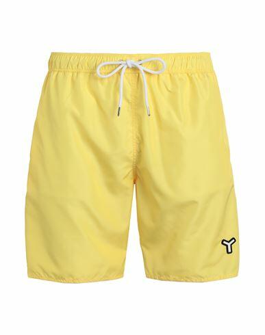 Yes I Am Man Swim trunks Yellow Polyester Cover