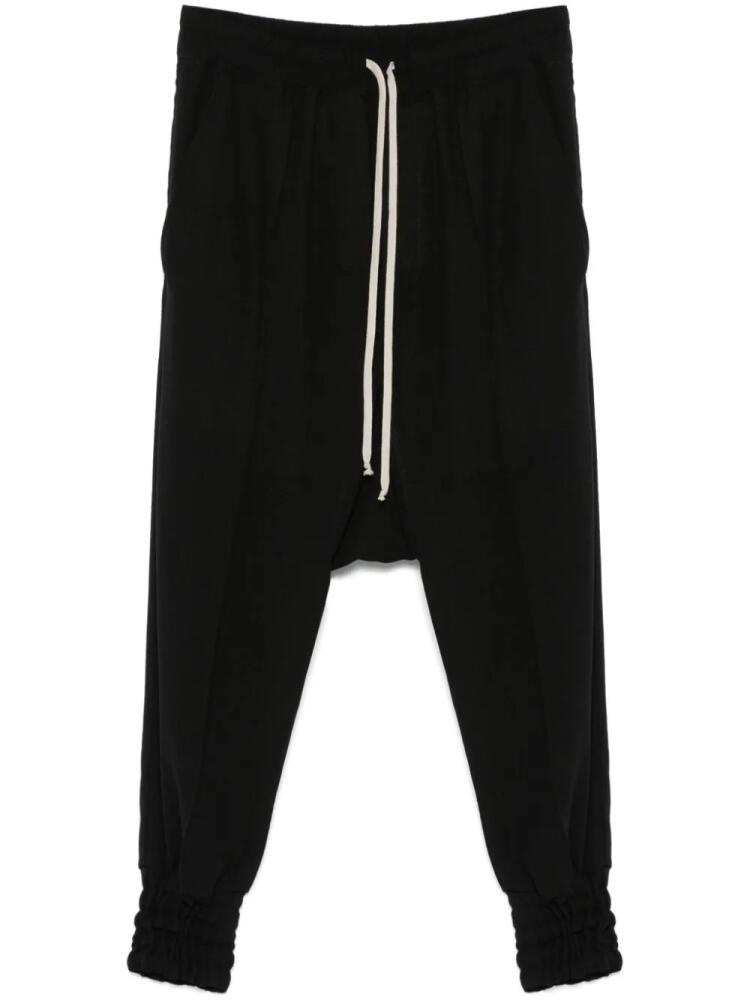 Rick Owens drop crotch trousers - Black Cover