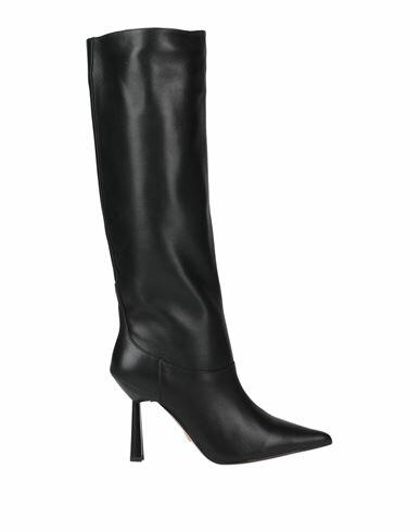 Lola Cruz Woman Boot Black Soft Leather Cover